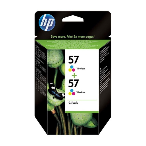 [168014] CARTUCHO HP 57 C9503A COLOR AC PACK2U