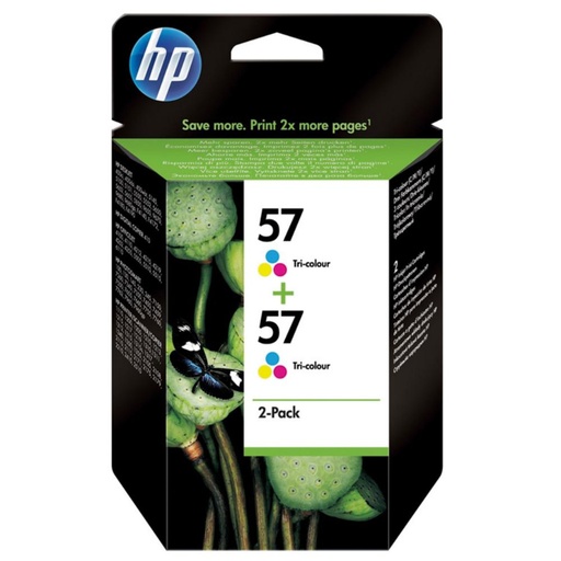 [168014] CARTUCHO HP 57 C9503A COLOR AC PACK2U