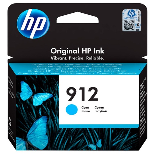 [165142] CARTUCHO HP 912 3JA77AE CYAN