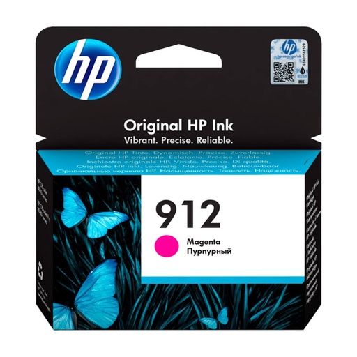 [165143] CARTUCHO HP 912 3JA78AE MAGENTA