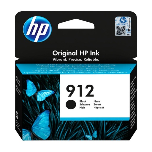 [165144] CARTUCHO HP 912 3YL80AE NEGRO