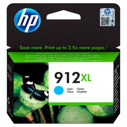 [165146] CARTUCHO HP 912XL 3YL81AE CYAN
