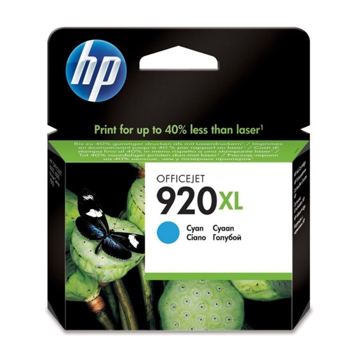 [167557] CARTUCHO HP 920XL CD972AE CYAN
