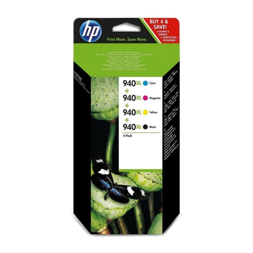 [166331] CARTUCHO HP 940XL C2N93AE COLOR PACK4