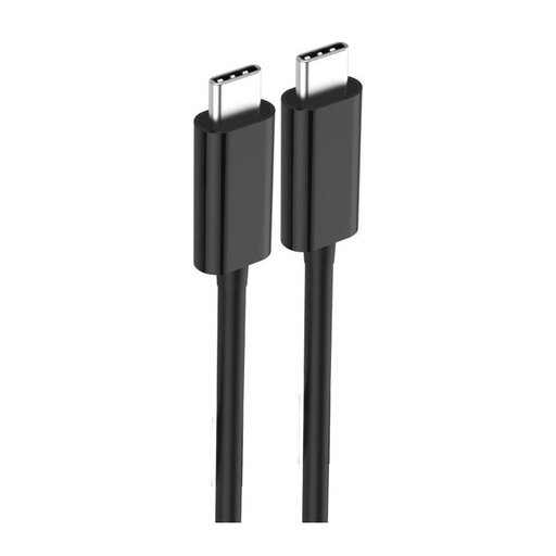 [170088] CABLE USB-C A USB-C 2.0 CARGA Y DATOS 1 METRO NEGRO