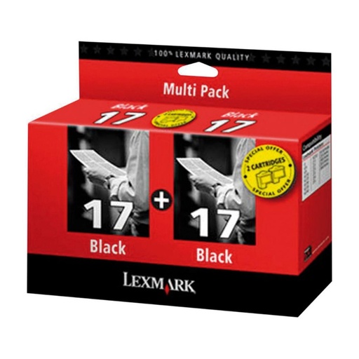 [167410] CARTUCHO LEXMARK 17/2 80D2954 NEGRO*