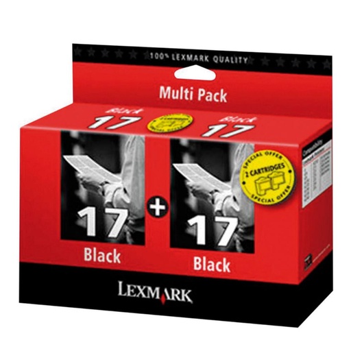 [167410] CARTUCHO LEXMARK 17/2 80D2954 NEGRO*