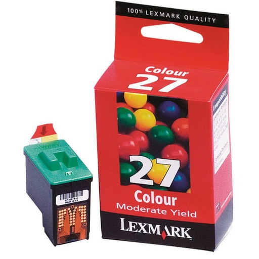 [169033] CARTUCHO LEXMARK 27 10NX227E COLOR *