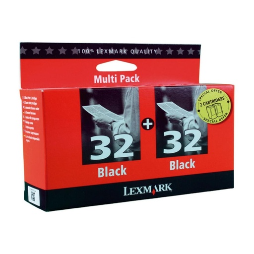 [167417] CARTUCHO LEXMARK 32/2 80D2956 NEGRO *