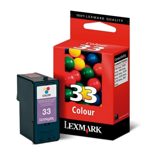 [130230] CARTUCHO LEXMARK 33 18CX033E COLOR *