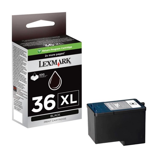 [167420] CARTUCHO LEXMARK 36XL 18C2170E NEGRO*