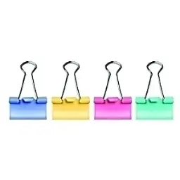 PINZAS DE PALA ABATIBLES 32MM COLORES SURTIDOS 12 UNIDADES