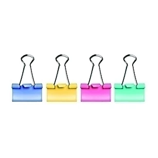 [825608] PINZAS DE PALA ABATIBLES 32MM COLORES SURTIDOS 12 UNIDADES