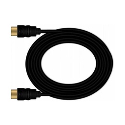 CABLE HDMI 1.4 4K A 30HZ 1,5 METROS NEGRO