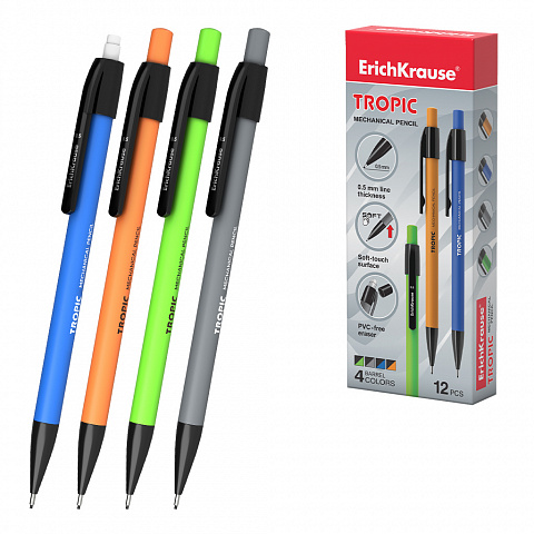 [080938] PORTAMINAS ERICHKRAUSE TROPIC 0,5MM HB SOFT TOUCH