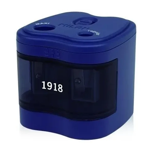 [825368] SACAPUNTAS ELÉCTRICO DOBLE MILAN SERIE 1918 AZUL MARINO