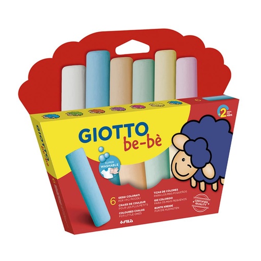 [862347] SUPER TIZAS GIOTTO BEBE ESTUCHE 6 UNIDADES