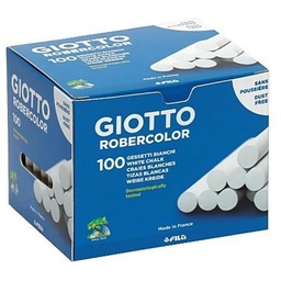 TIZA BLANCA ANTIPOLVO ROBERCOLOR 100 UDS