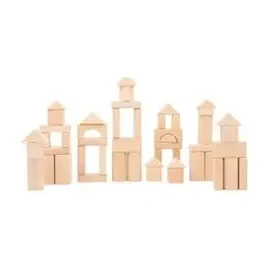 [825510] JUEGO DE CONSTRUCCIÓN 100 PIEZAS ANDREUTOYS MADERA NATURAL
