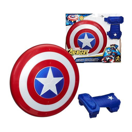 [863206] CAPITÁN AMÉRICA ESCUDO MAGNÉTICO + GUANTE IMANTADO