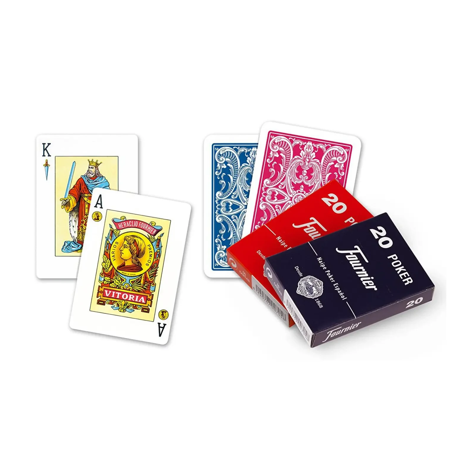 [911154] BARAJA NAIPES ESPAÑOLA Nº 27 (50 CARTAS, ESTUCHE PLASTICO)