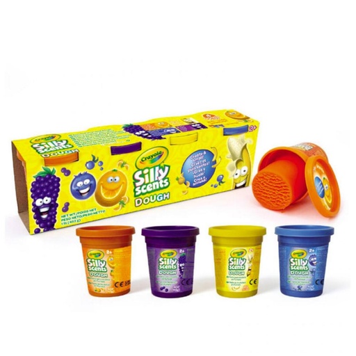[862970] CRAYOLA SET 4 BOTES PASTA DE MODELAR PERFUMADA LOS OLOROSOS