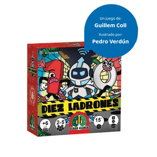 [670521] JUEGO EDUCATIVO DE CARTAS FALOMIR DIEZ LADRONES 