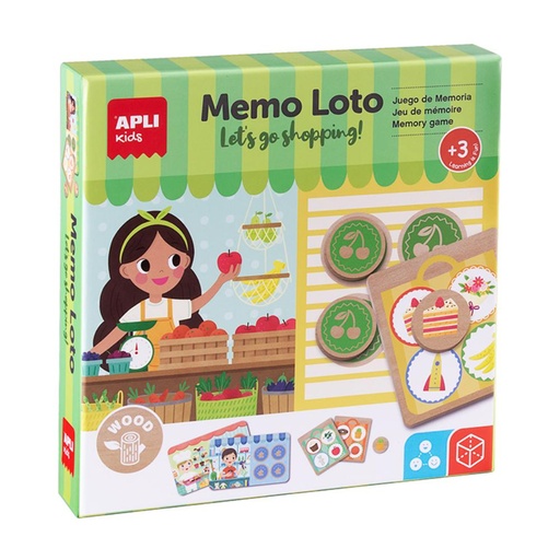 [710288] JUEGO APLI DE MEMORIA MEMO LOTO DE MADERA