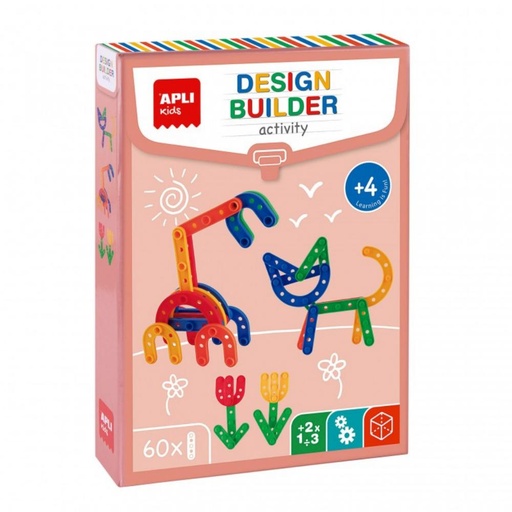 [710450] JUEGO APLI PIEZAS DE CONSTRUCCIÓN 60 PIEZAS