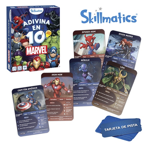 [710522] JUEGO DE CARTAS LUDILO ADIVINA EN 10 MARVEL