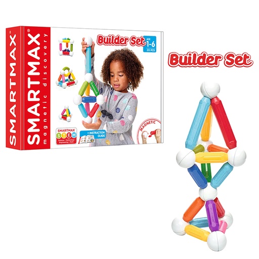 [710558] JUEGO DE CONSTRUCCION LUDILO BUILDER SET 20 PIEZAS