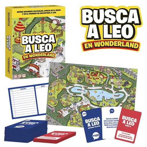 [710535] JUEGO DE DEDUCCIÓN LUDILO BUSCA A LEO EN WONDERLAND