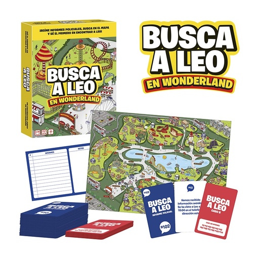 [710535] JUEGO DE DEDUCCIÓN LUDILO BUSCA A LEO EN WONDERLAND