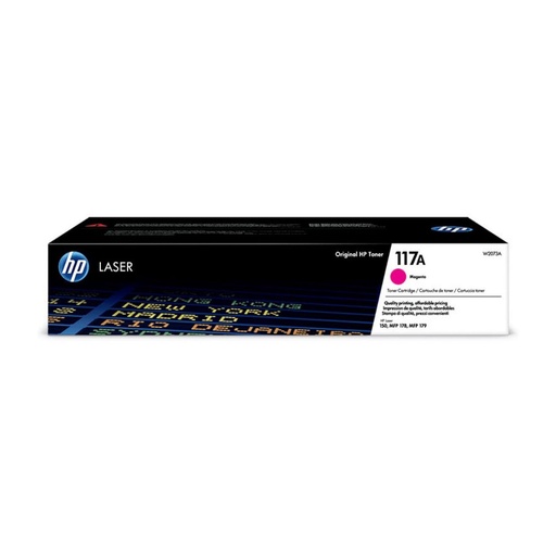 [165170] HP CARTUCHO DE TONER ORIGINAL LASER 150A/178/179FNW  117A MAGENTA (W2073A)