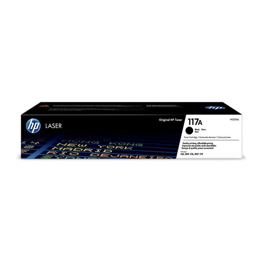 [165171] HP CARTUCHO DE TONER ORIGINAL LASER LASER 150A/178/179FNW 117A NEGRO (W2070A)