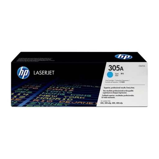 [166315] HP COLOR LASERJET PRO 300/400 TONER CIAN 305A