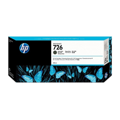 [165469] HP DESIGNJET CARTUCHO NEGRO MATE Nº726 300ML