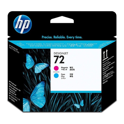 [165458] HP DESIGNJET T610/1100 CABEZAL MAGENTA Y CIAN Nº72
