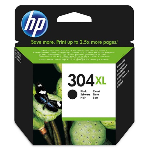 [165889] HP DESKJET 3720 / ENVY 5030 CARTUCHO HP Nº304XL NEGRO