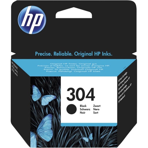 [165887] HP DESKJET 3720 / ENVY 5030 CARTUCHO Nº304 NEGRO