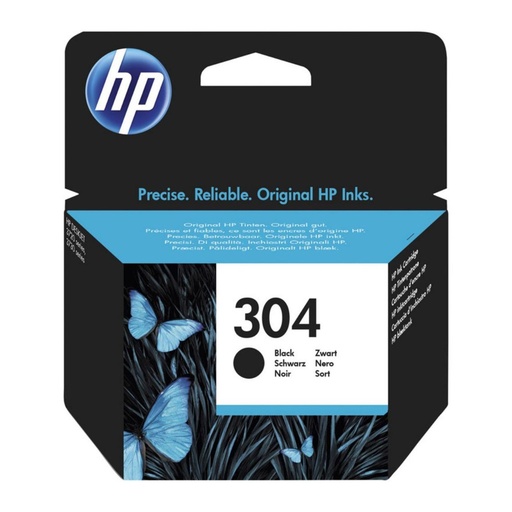 [165887] HP DESKJET 3720 / ENVY 5030 CARTUCHO Nº304 NEGRO
