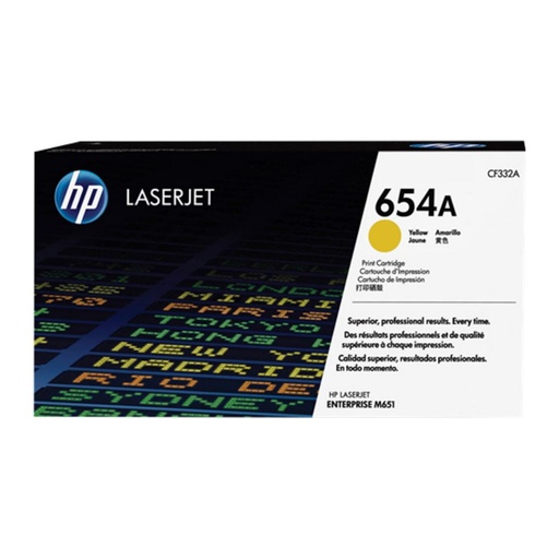 [165847] HP LASERJET 654A TONER AMARILLO