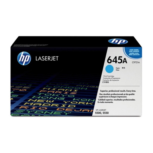 [169476] HP LASERJET COLOR 5500/5550 TONER CIAN, 13.000 PAGINAS