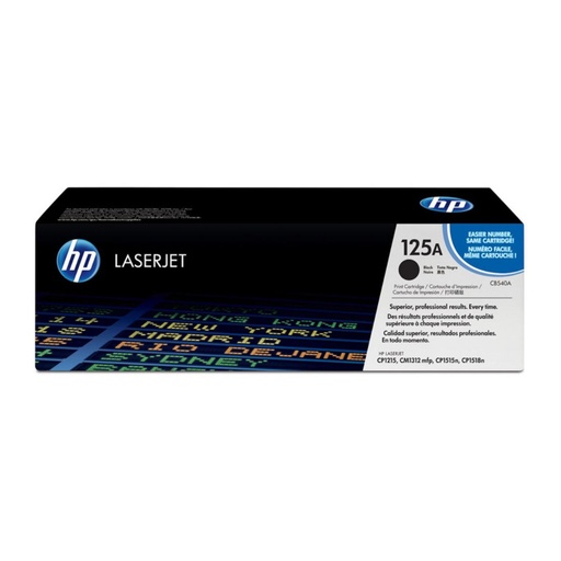 [167335] HP LASERJET CP1210/1215/1510/ 1515/1518NI, CM1312 TONER NEGRO CON COLORSPHERE Nº125A