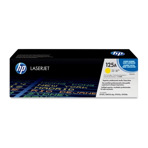 [167337] HP LASERJET CP1210/1215/1510/1515/1518NI,CM1312 TONER AMARILLO CON COLORSPHERE Nº125A