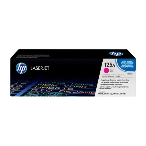 [167338] HP LASERJET CP1210/1215/1510/1515/1518NI,CM1312 TONER MAGENTA CON COLORSPHERE Nº125A