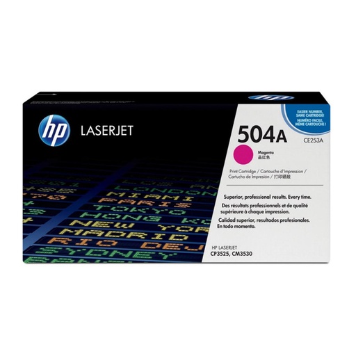 [167346] HP LASERJET CP3525 TONER MAGENTA (7.000 PAGINAS)504A