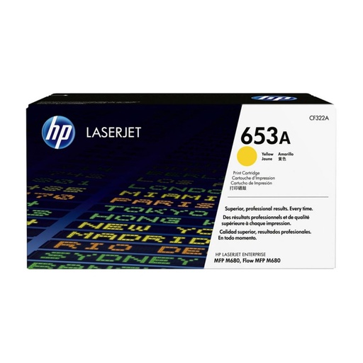 [165843] HP LASERJET ENTERPRISE FLOW MFP M680F 653A TONER AMARILLO