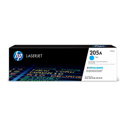 [165680] HP LASERJET M180N,M181FW TONER CIAN 205A