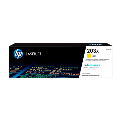 [165137] HP LASERJET M254,M280,M281 TONER AMARILLO ALTA 203X